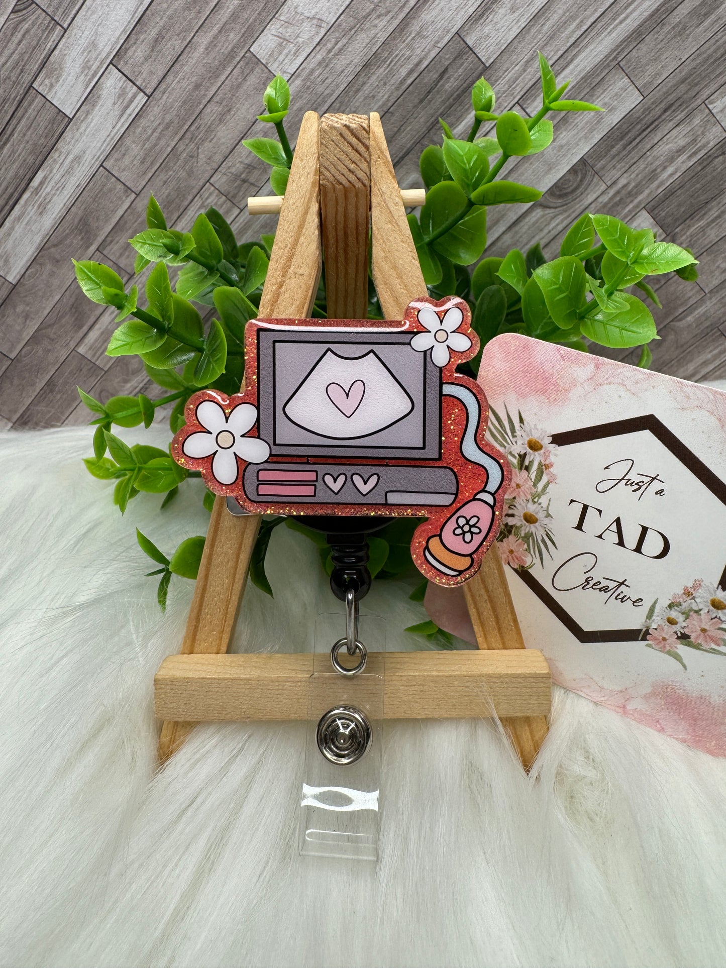 Ultrasound Machine Interchangeable Badge Topper