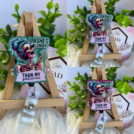 Lashes Longer than my Patience Interchangeable Topper