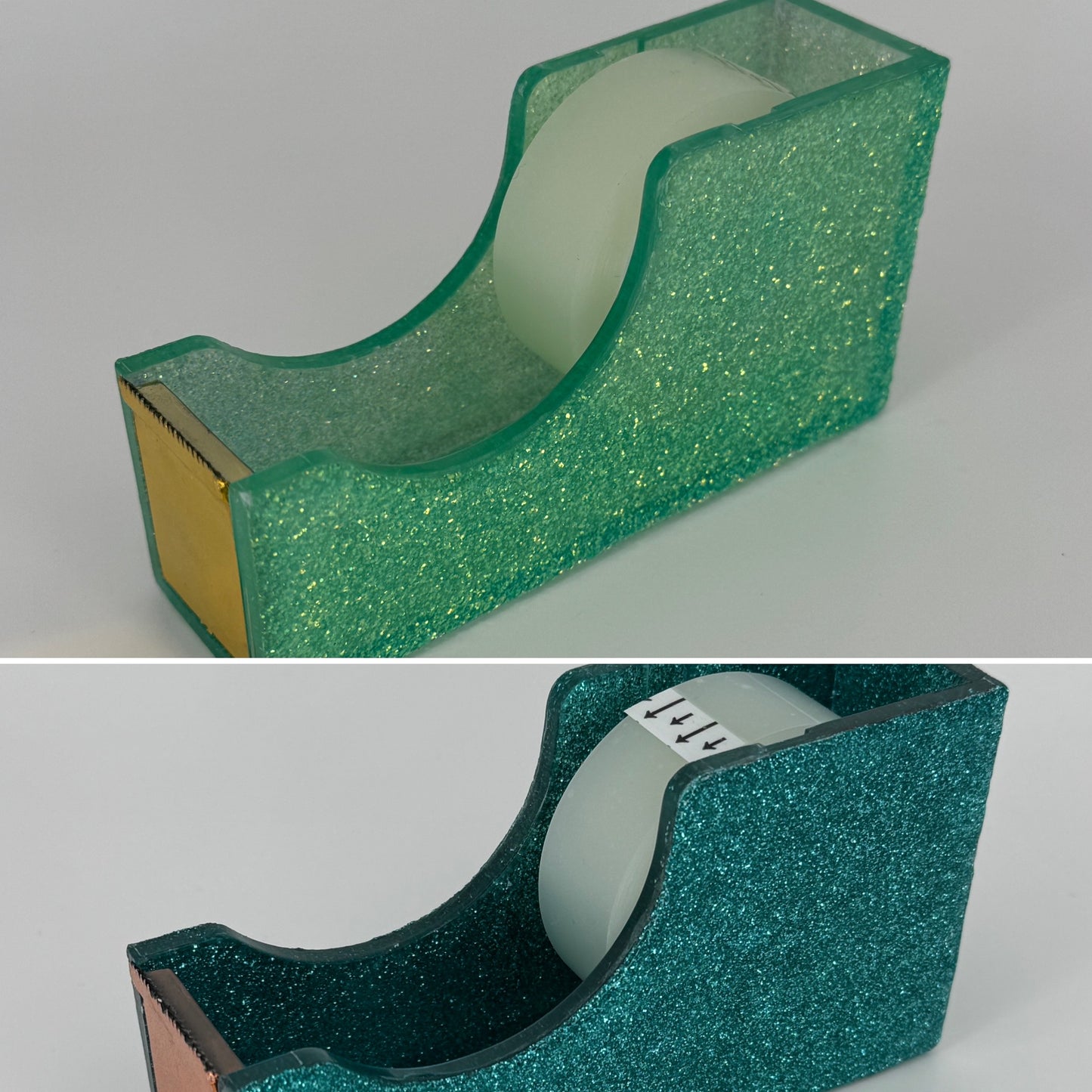 Square Glittered Tape Dispenser