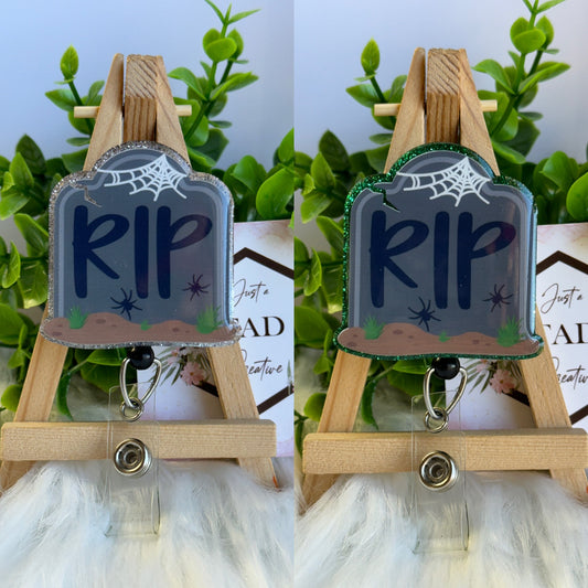 "RIP" Tombstone Interchangeable Topper