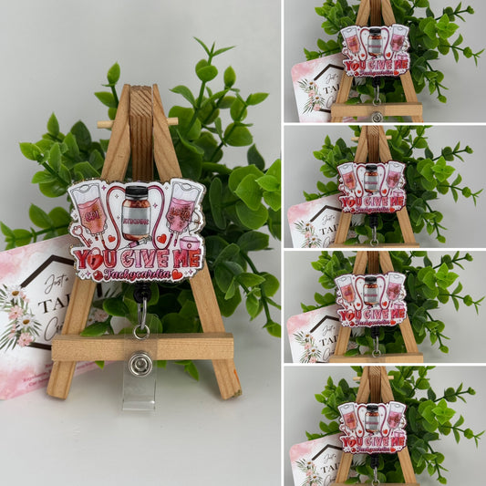 You Give Me Tachycardia Interchangeable Badge Topper