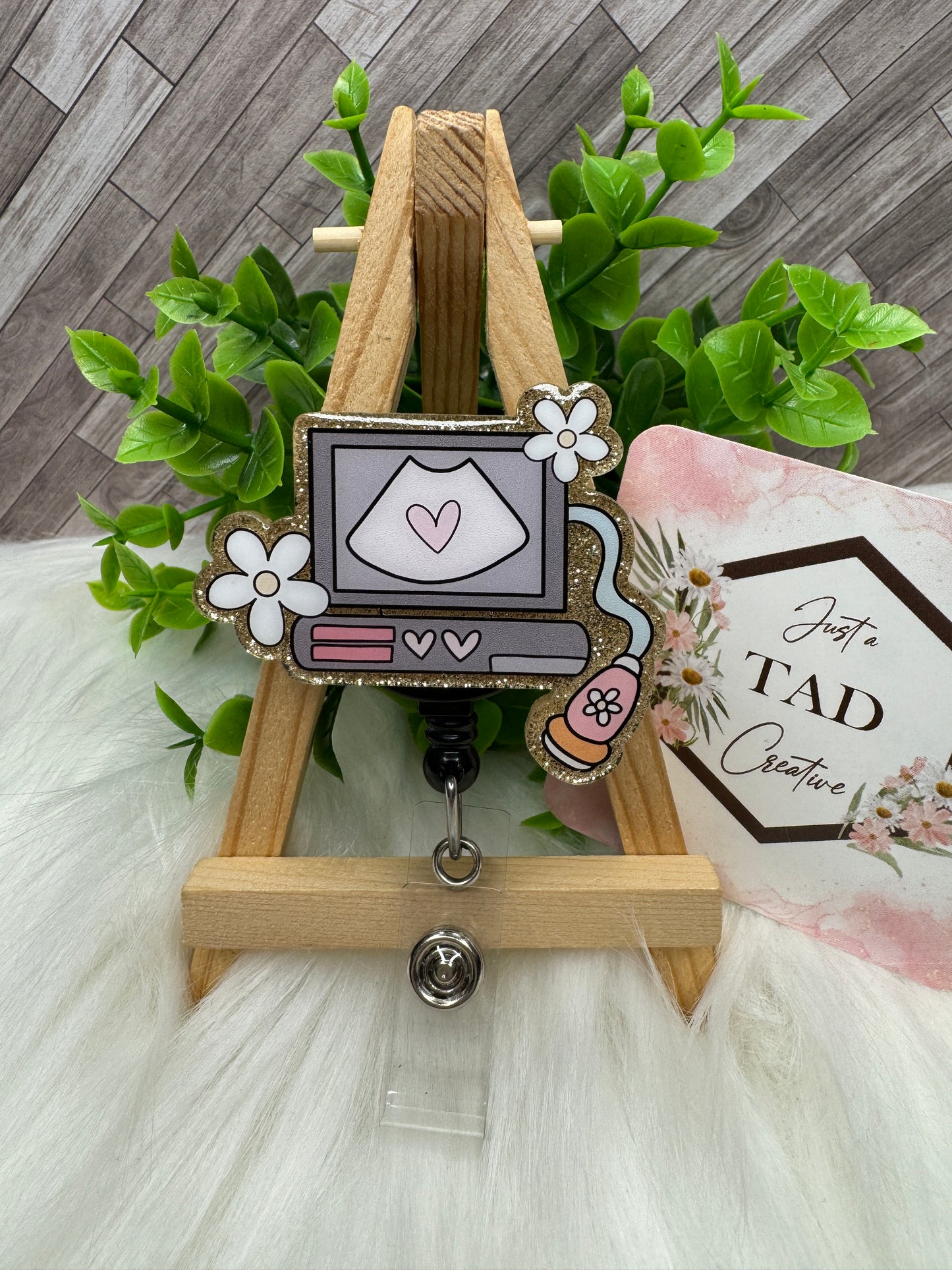 Ultrasound Machine Interchangeable Badge Topper