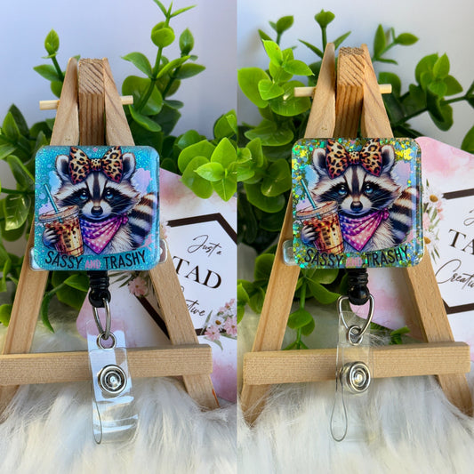 Sassy and Trashy Interchangeable Badge Topper