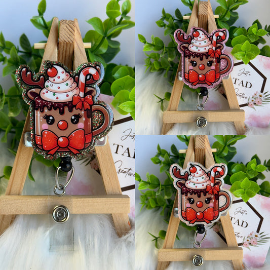 Reindeer Cup of Hot Cocoa Interchangeable Topper