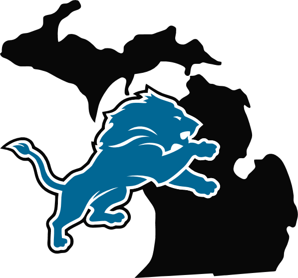 Michigan Detroit Football Mascot Interchangeable Topper