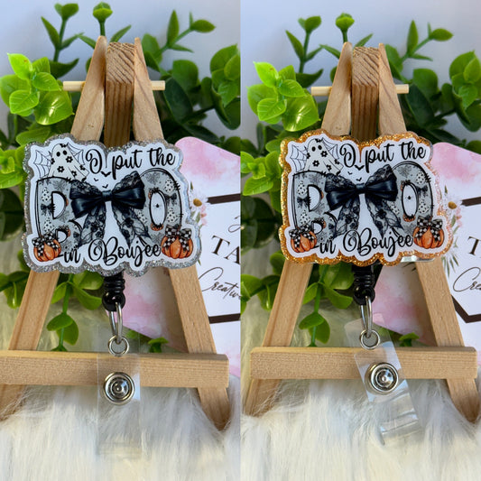 Boo in Boujee Interchangeable Badge Topper
