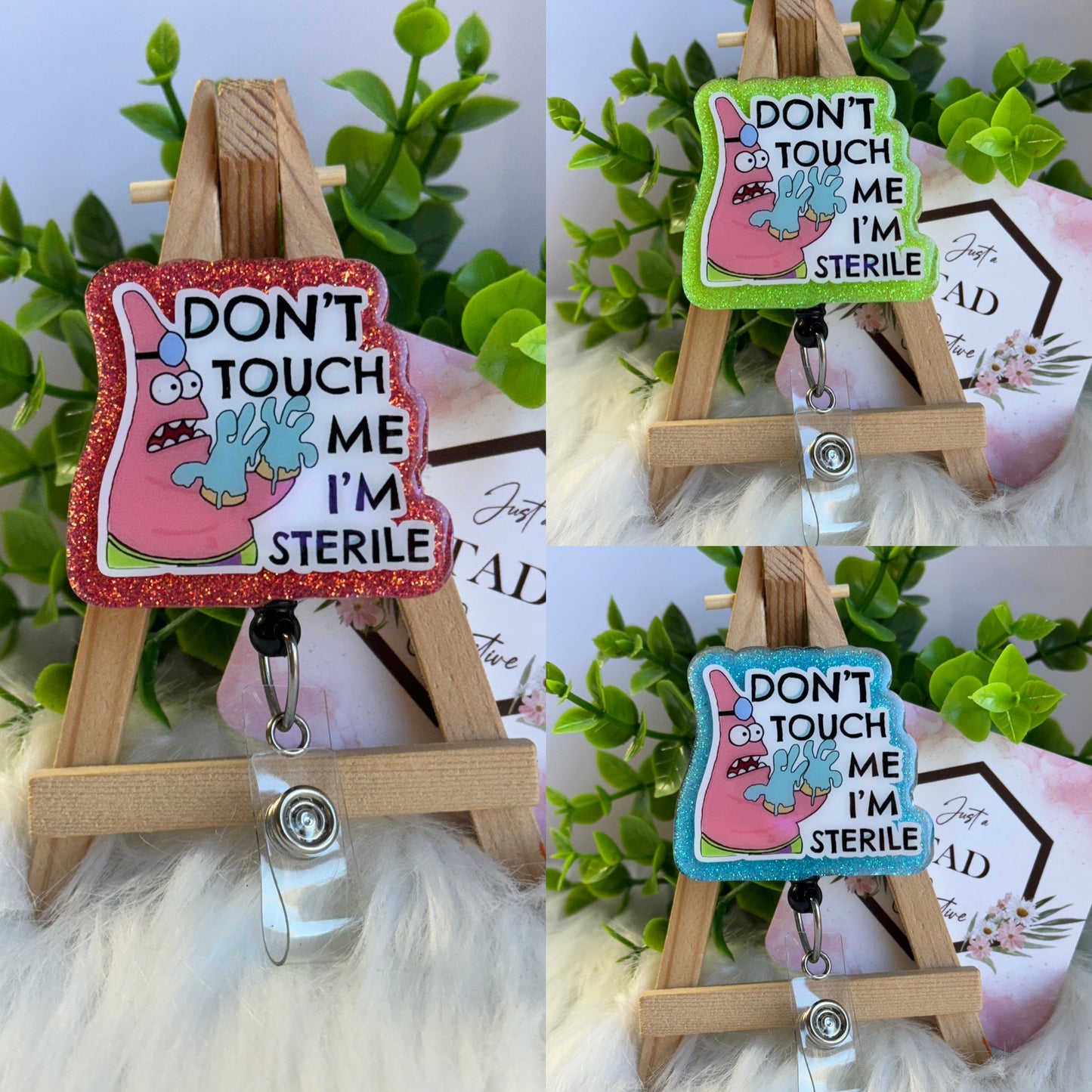 Don't Touch Me I'm Sterile Interchangeable Topper