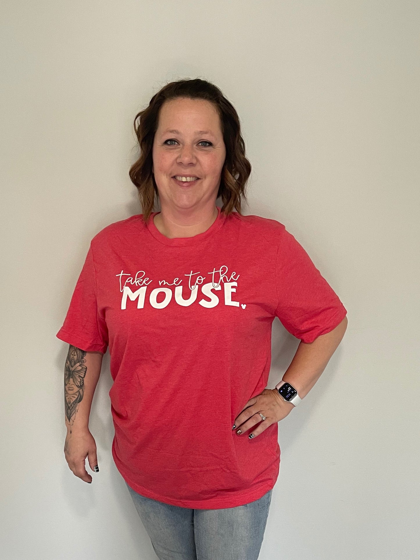 Take me to the Mouse Graphic Short Sleeve T-shirt