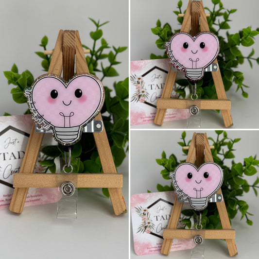 You Light Up My World Interchangeable Badge Reel Topper