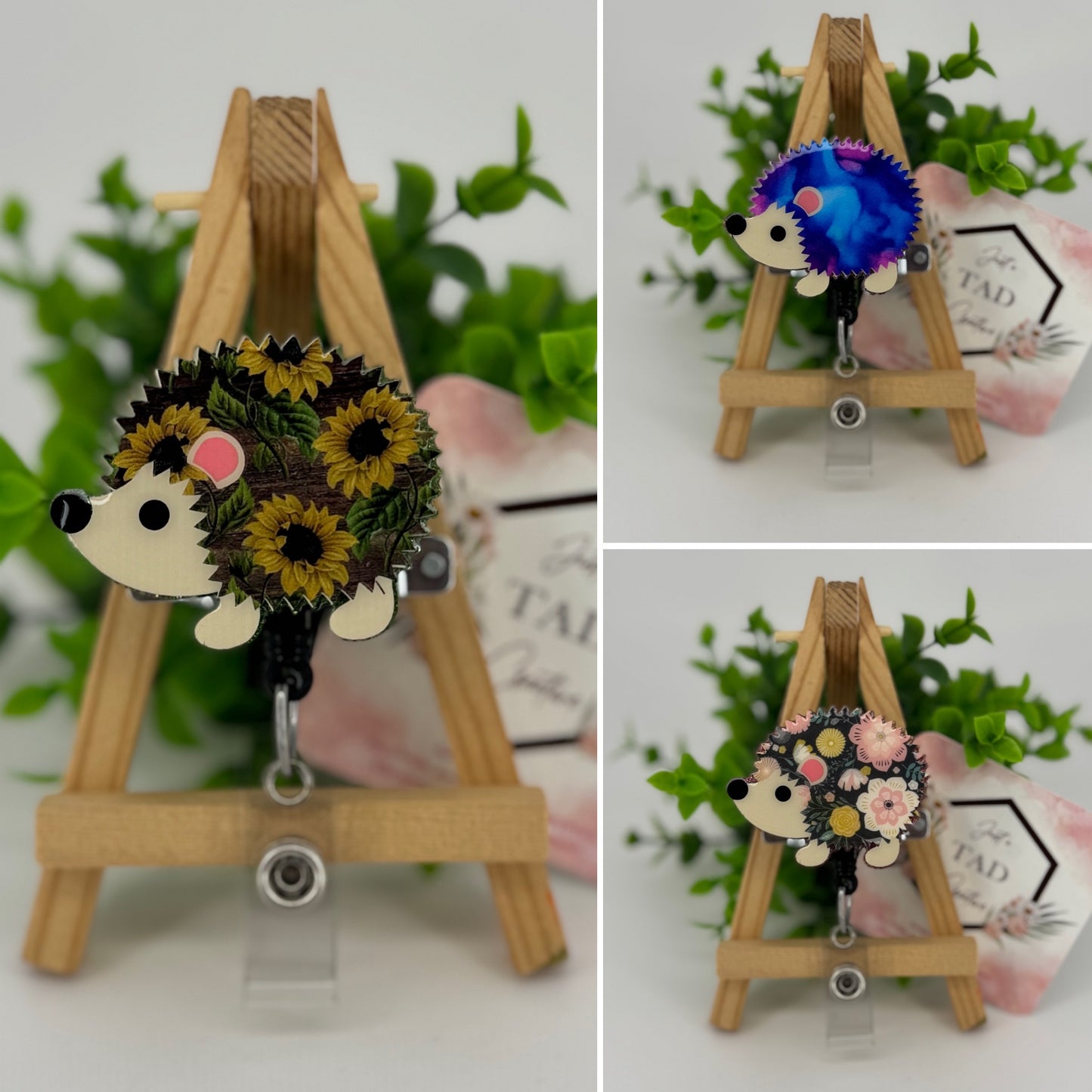 Hedgehog Interchangeable Badge Topper