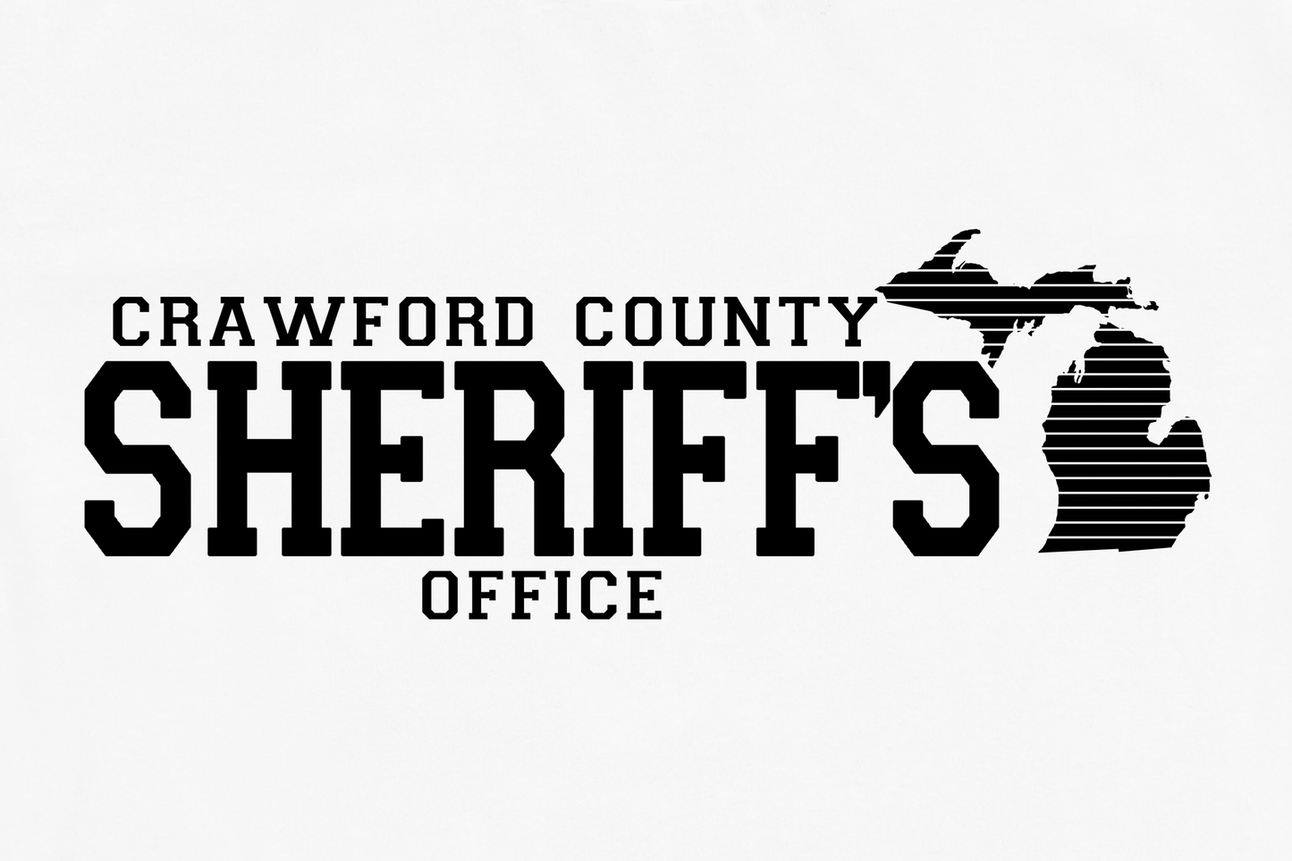 Simple Design Crawford County Adult Long Sleeve T-Shirt