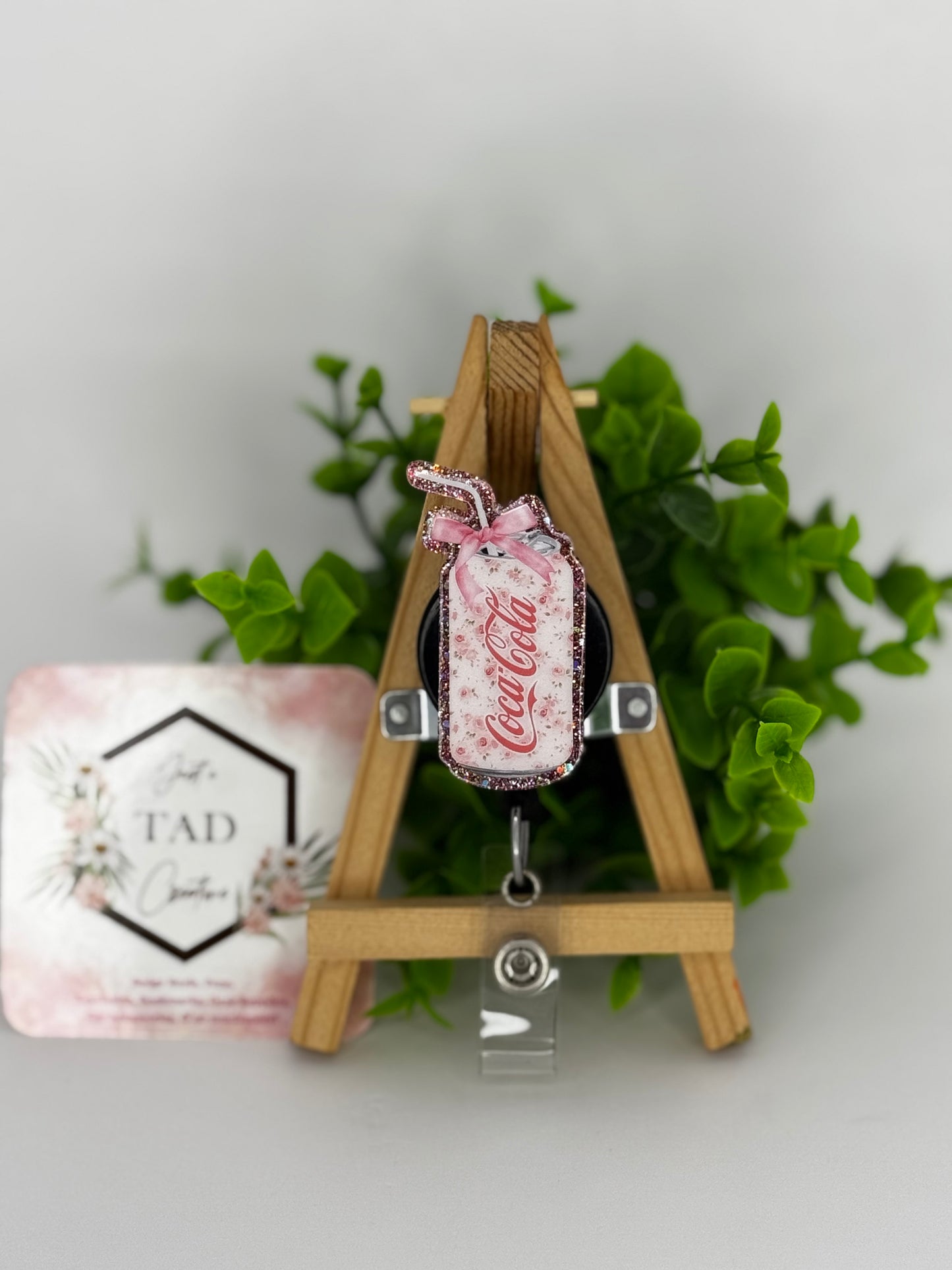 Floral Cola Interchangeable Badge Topper