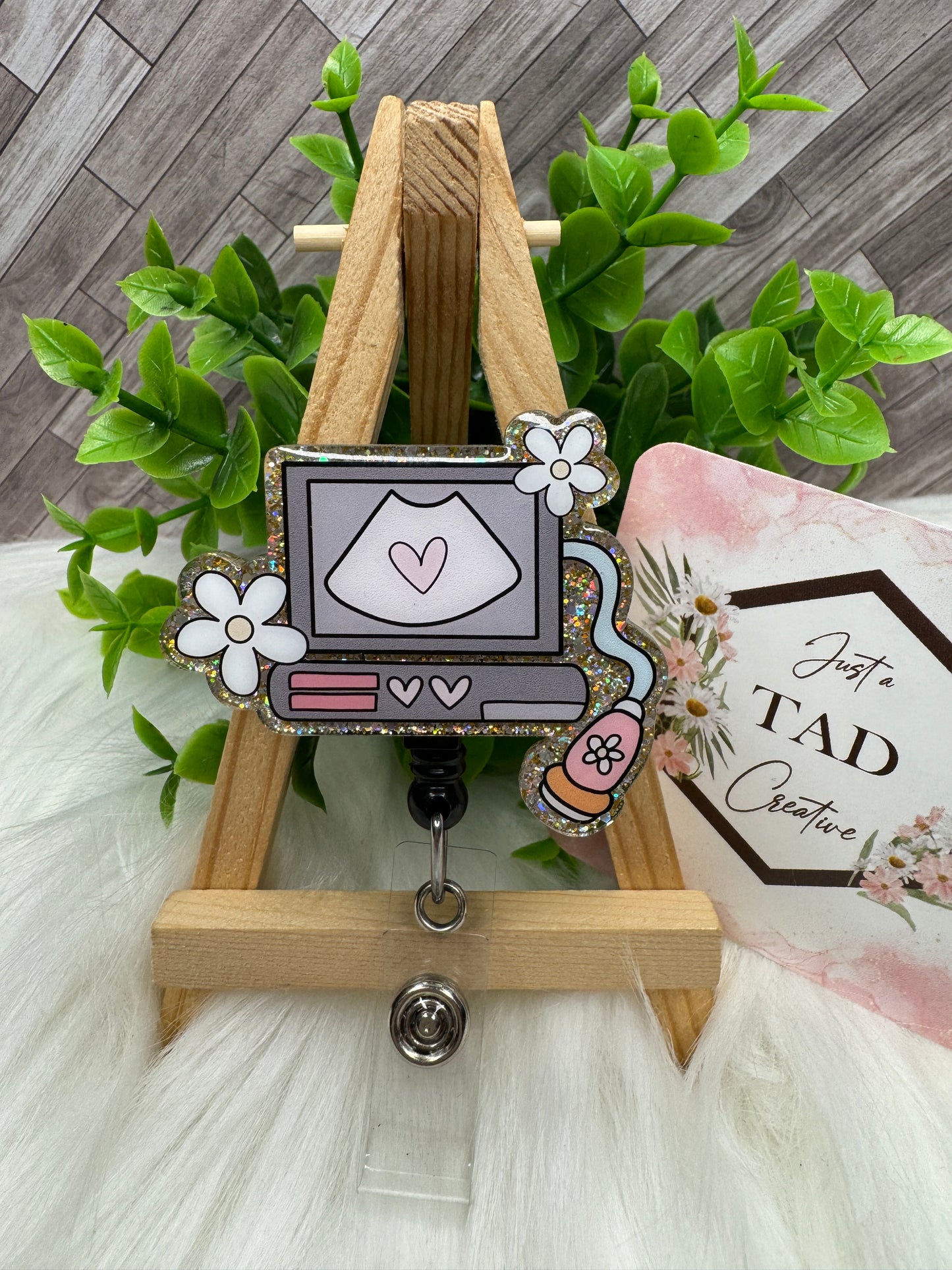 Ultrasound Machine Interchangeable Badge Topper