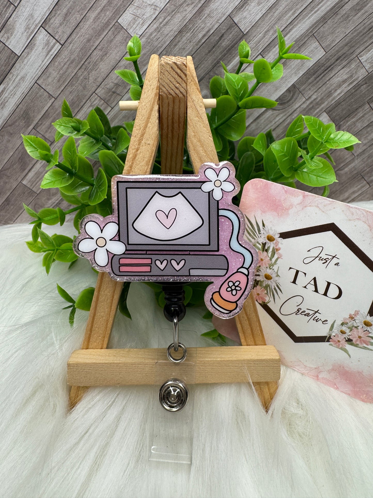 Ultrasound Machine Interchangeable Badge Topper