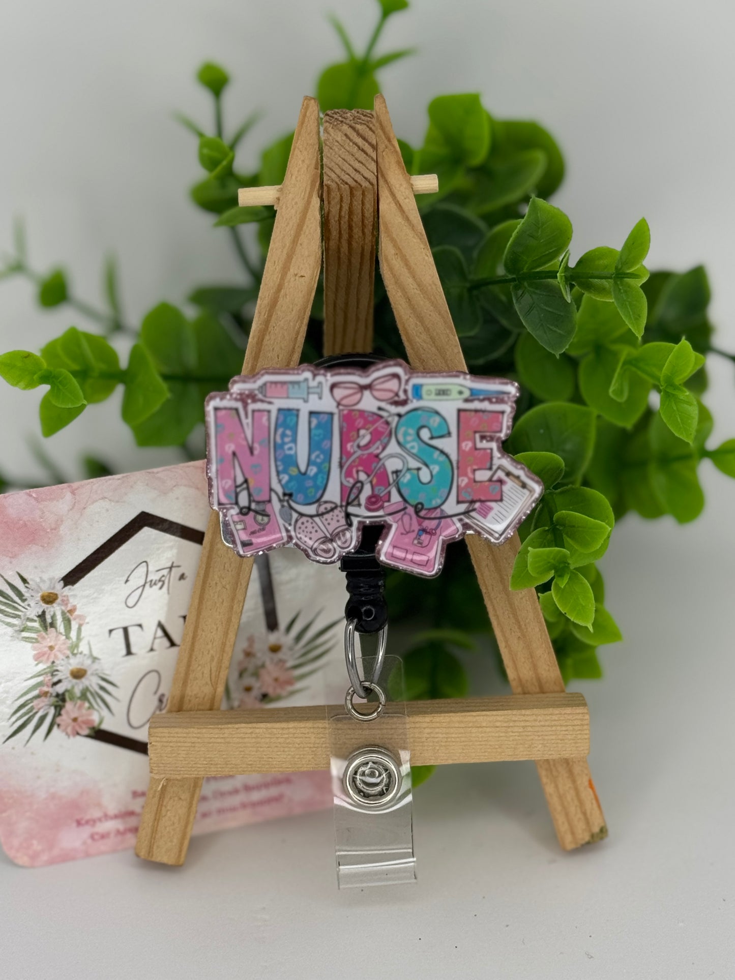 Nurse Graphic Interchangeable Badge Topper