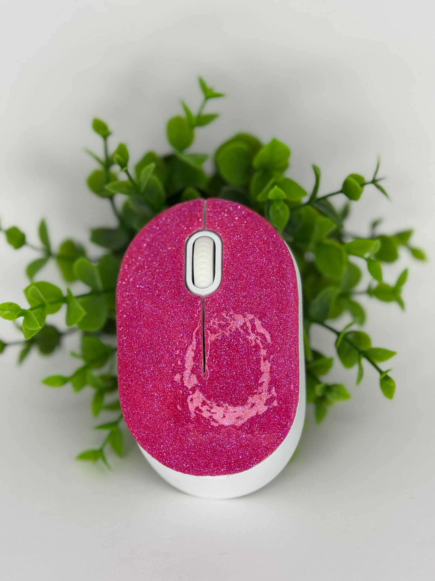 Solid Glittered Wireless Mouse