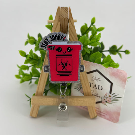 Sharps Container Interchangeable Badge Topper