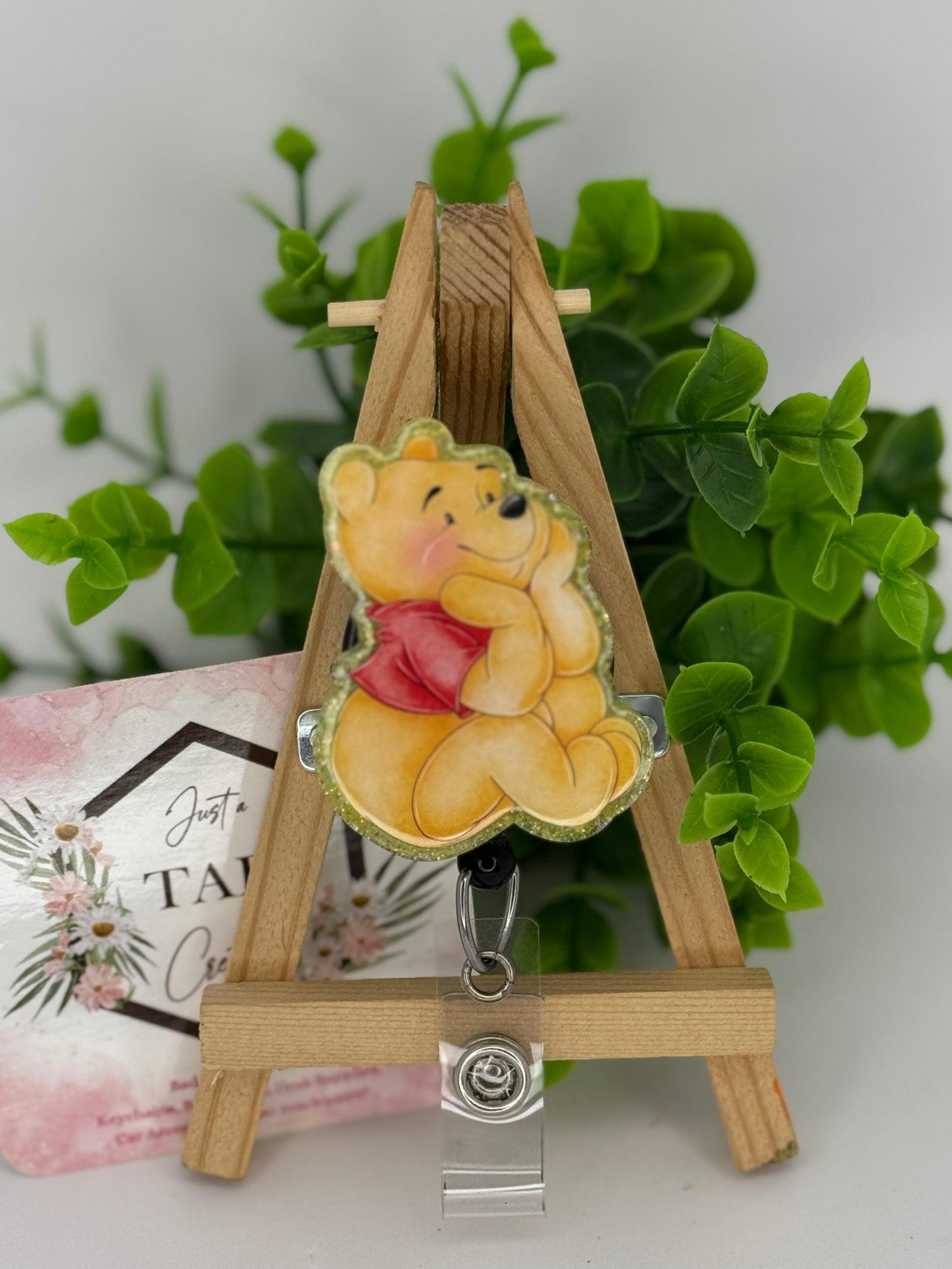 Honey Bear Character Interchangeable Badge Topper