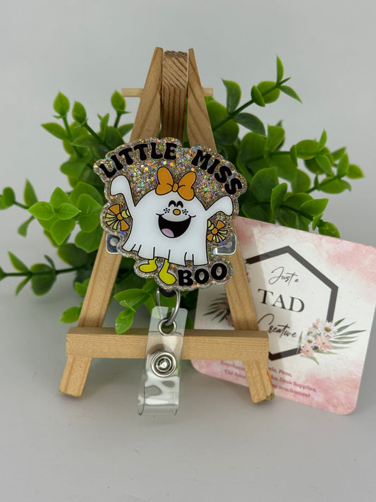 Little Miss Boo Interchangeable Badge Topper