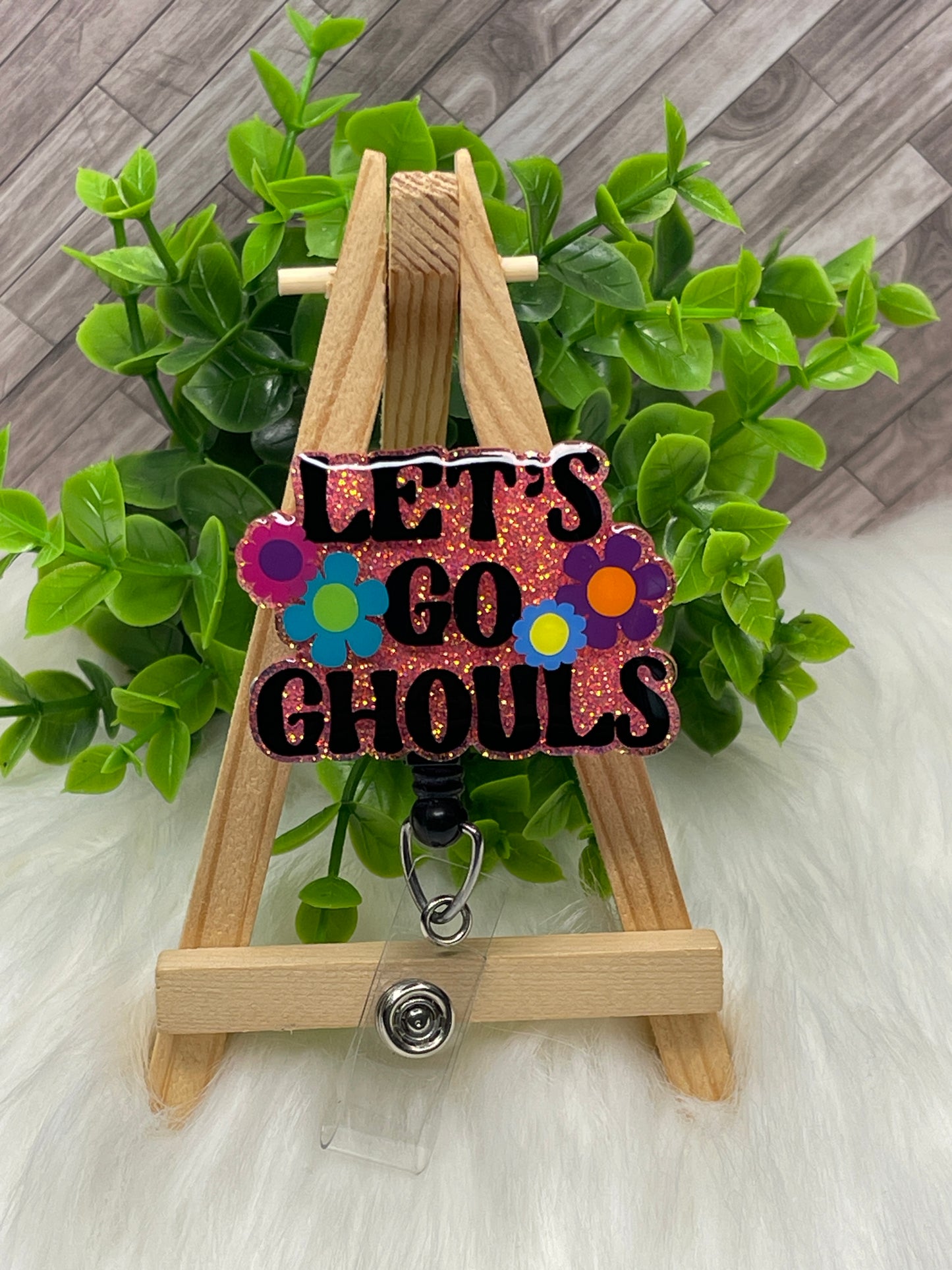 Lets Go Ghouls Interchangeable Badge Topper