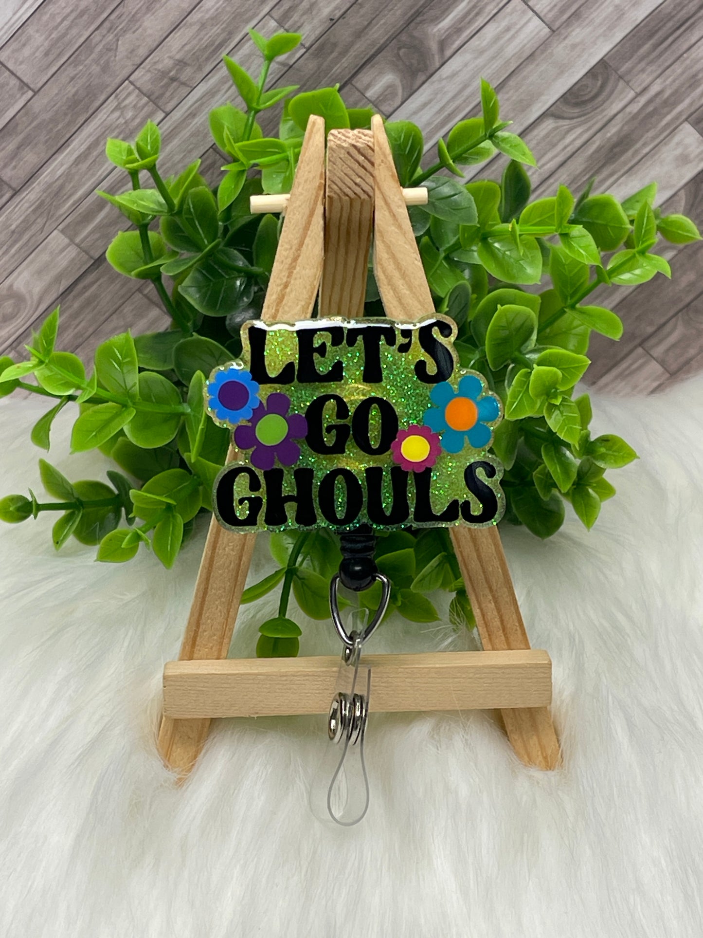 Lets Go Ghouls Interchangeable Badge Topper