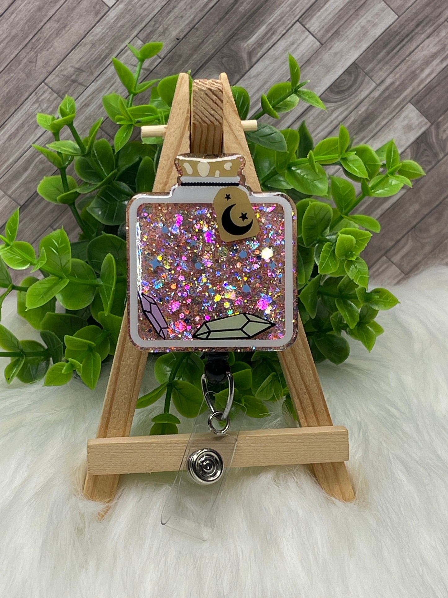 Square Poison Bottle Interchangeable Badge Topper