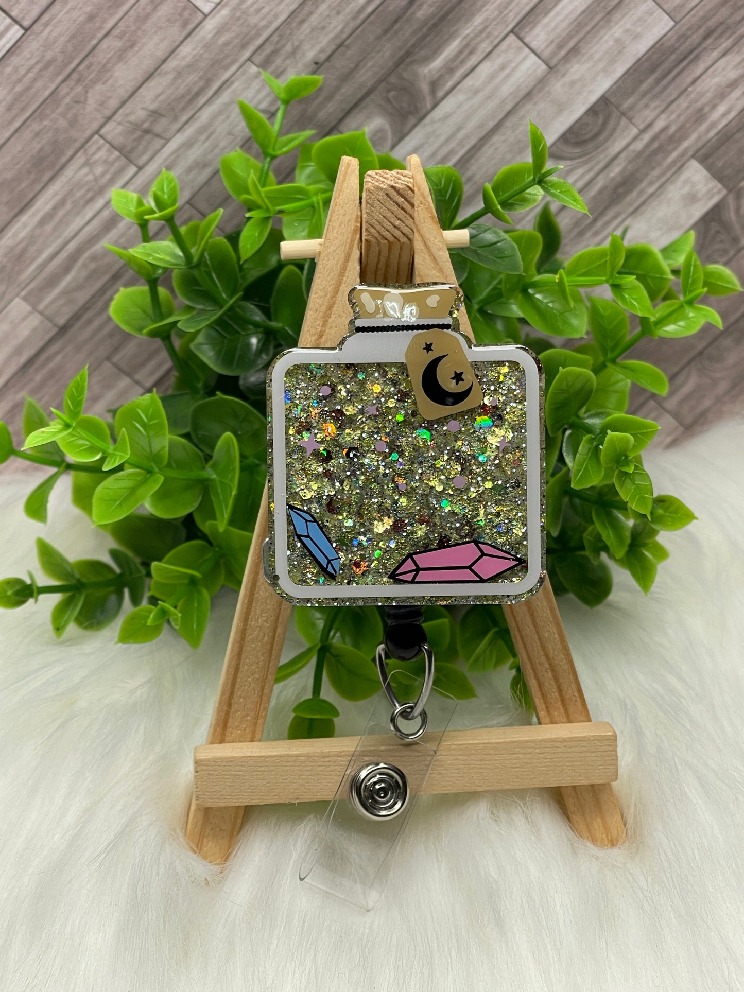 Square Poison Bottle Interchangeable Badge Topper