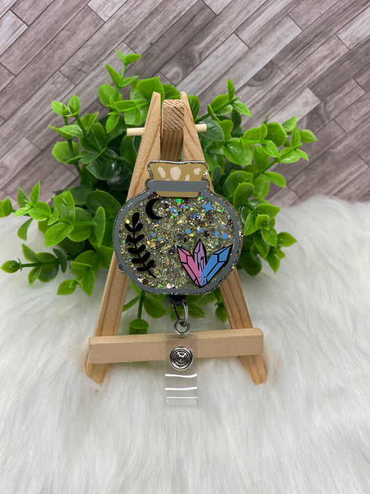 Round Poison Bottle Interchangeable Badge Topper