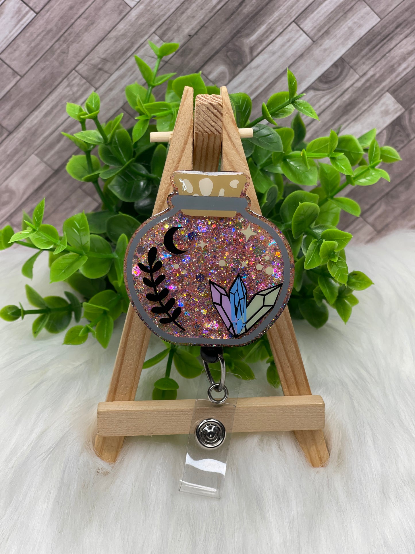 Round Poison Bottle Interchangeable Badge Topper