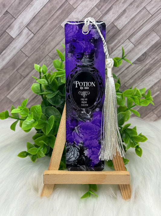 Potion No. 666 Bookmark with Tassel