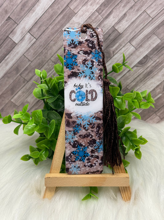 Baby It's Cold Outside Bookmark with Tassel