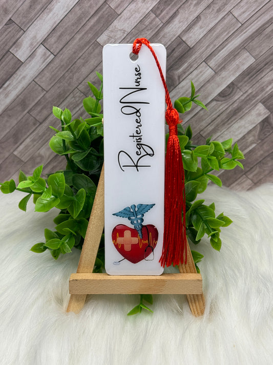 Registered Nurse Bookmark with Tassel