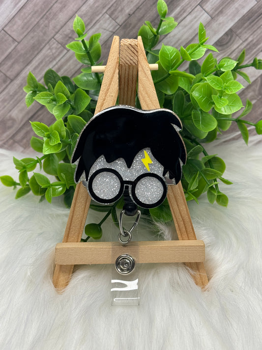 Wizard Boy Interchangeable Badge Topper