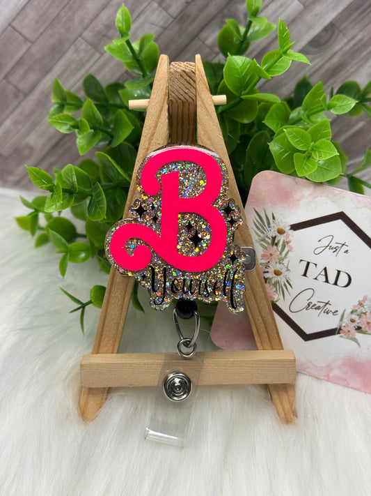 “B” Yourself Interchangeable Badge Reel Topper