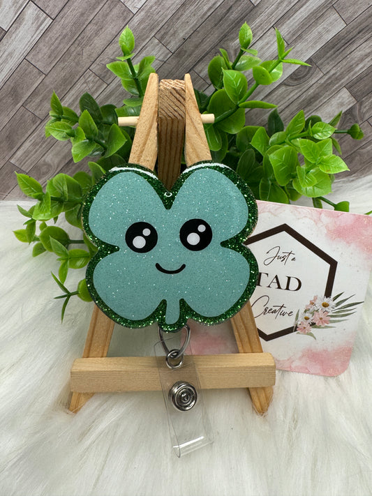 Chubby Clover Glittered Interchangeable Topper