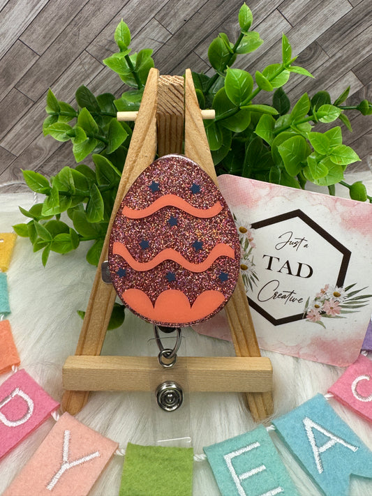Easter Egg Interchangeable Badge Reel/Lanyard Topper