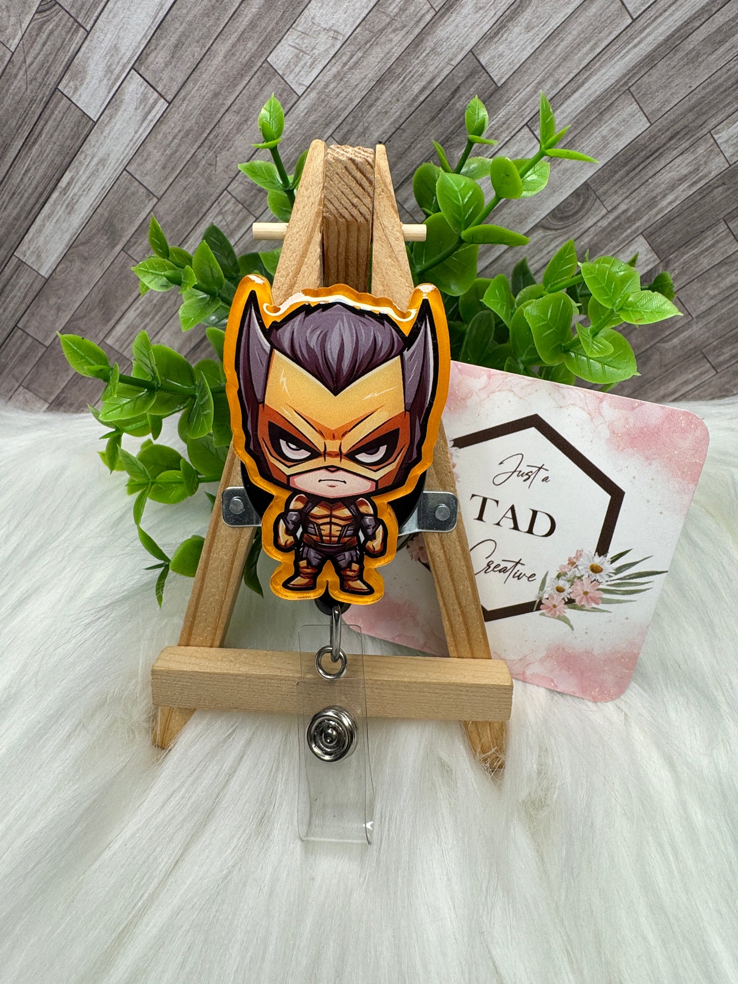 Super Hero BLADES Character Interchangeable Badge Reel Topper