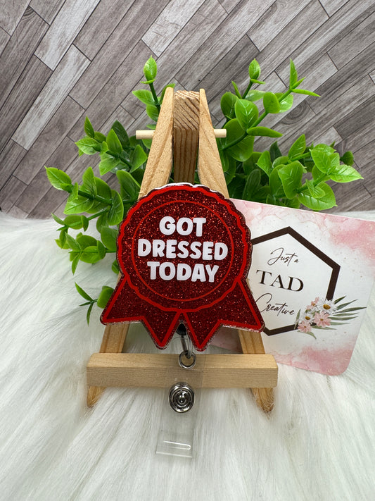 Funny Red Awards Ribbon Interchangeable Badge Topper