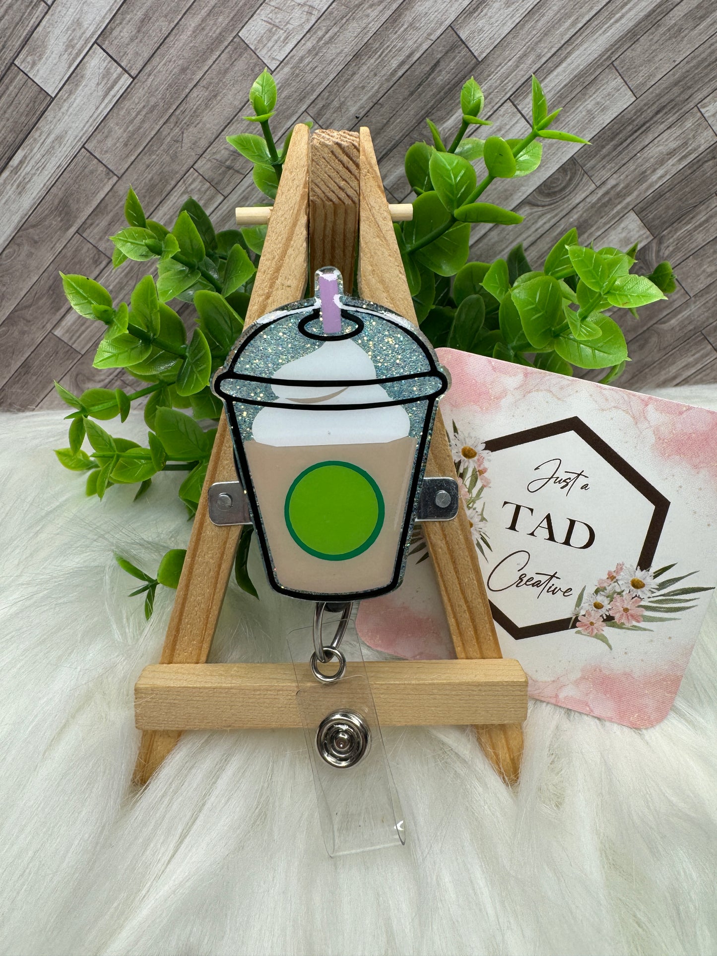 Cold Coffee Domed Drink Cup Interchangeable Badge Toppers