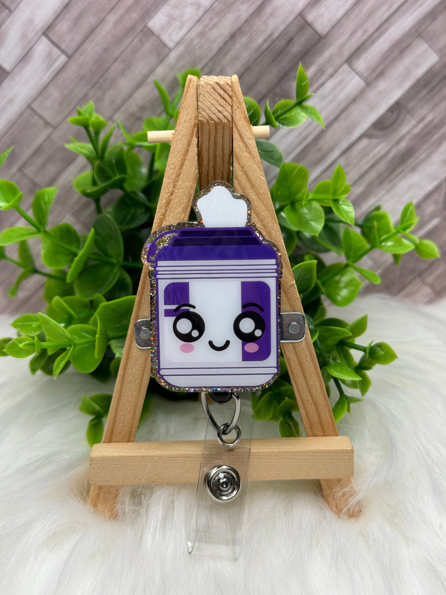 Cleaning Cloth Interchangeable Badge Topper