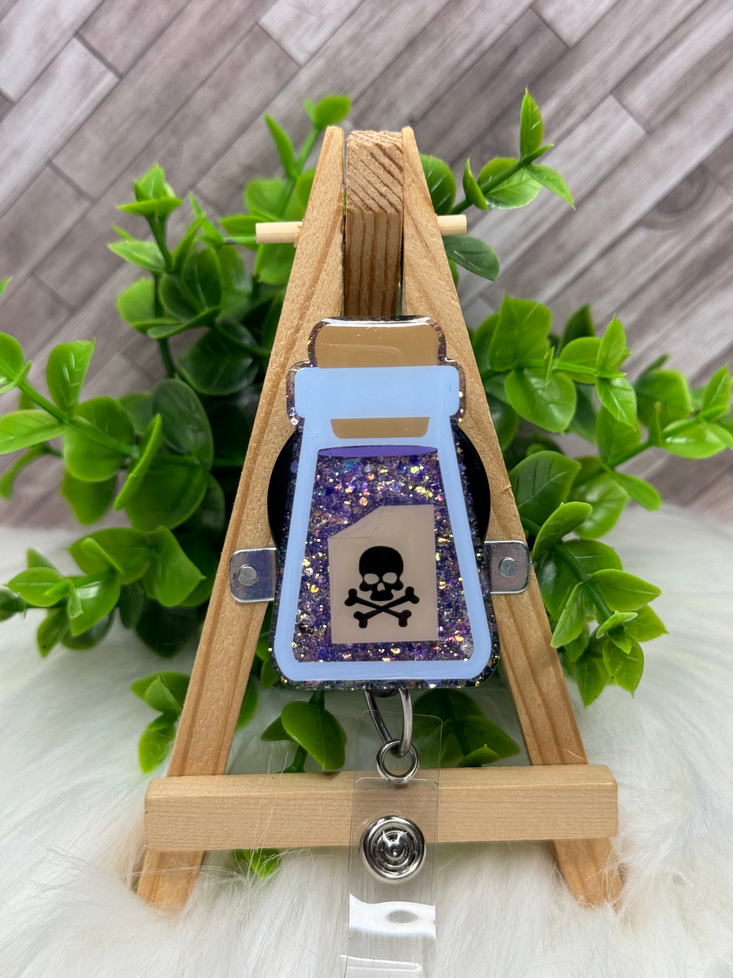 Poison Bottle Interchangeable Badge Topper