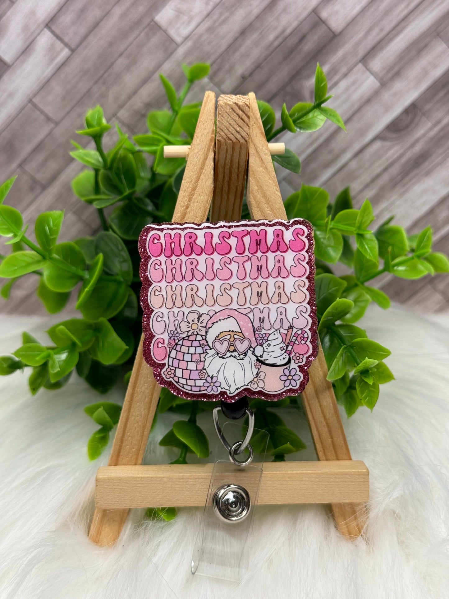 Funky Disco All Things Christmas Interchangeable Badge Topper