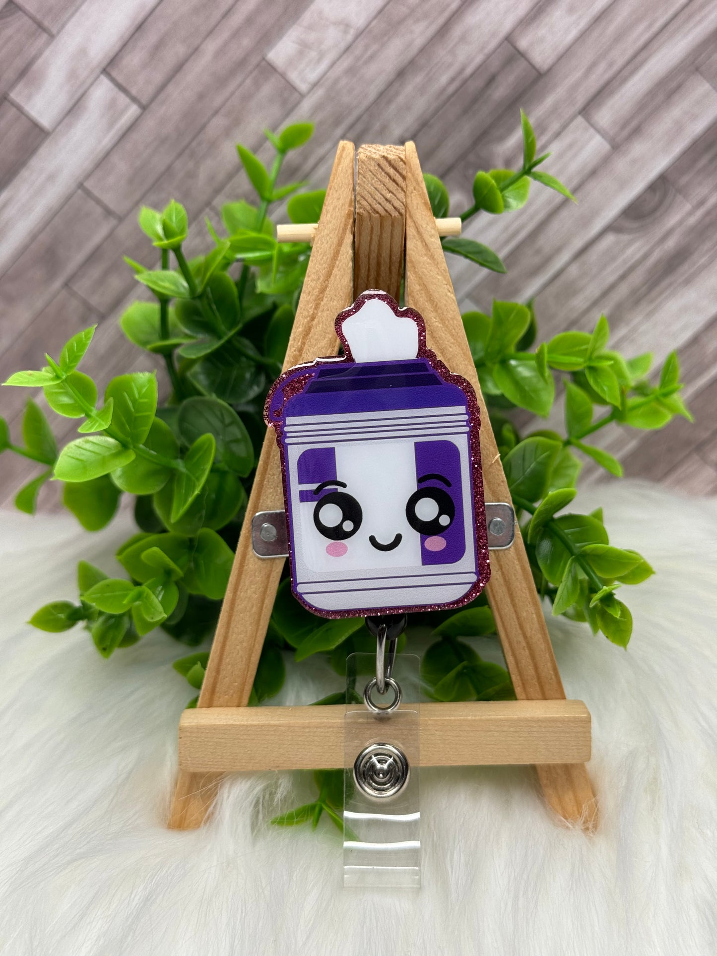 Cleaning Cloth Interchangeable Badge Topper