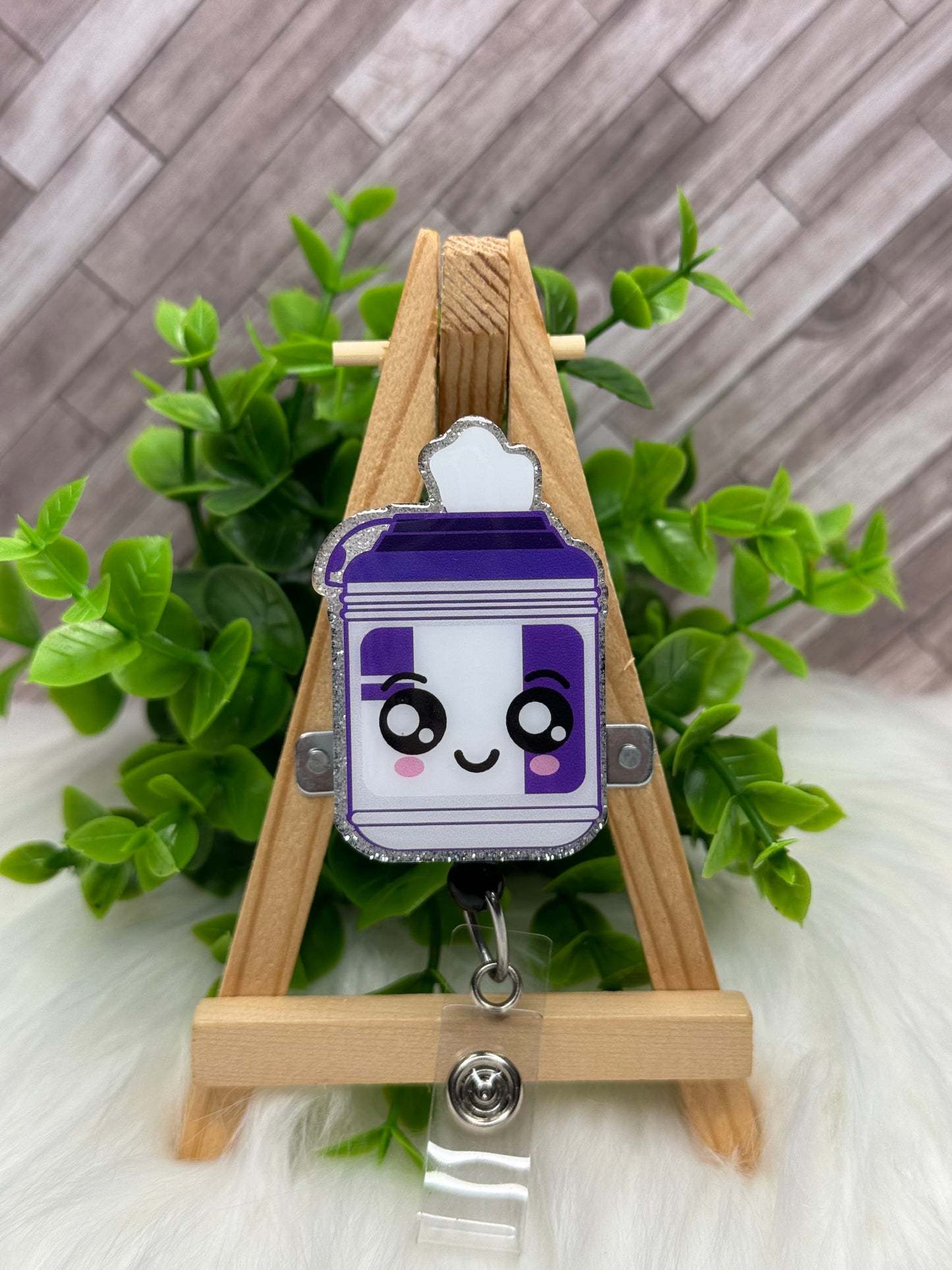 Cleaning Cloth Interchangeable Badge Topper