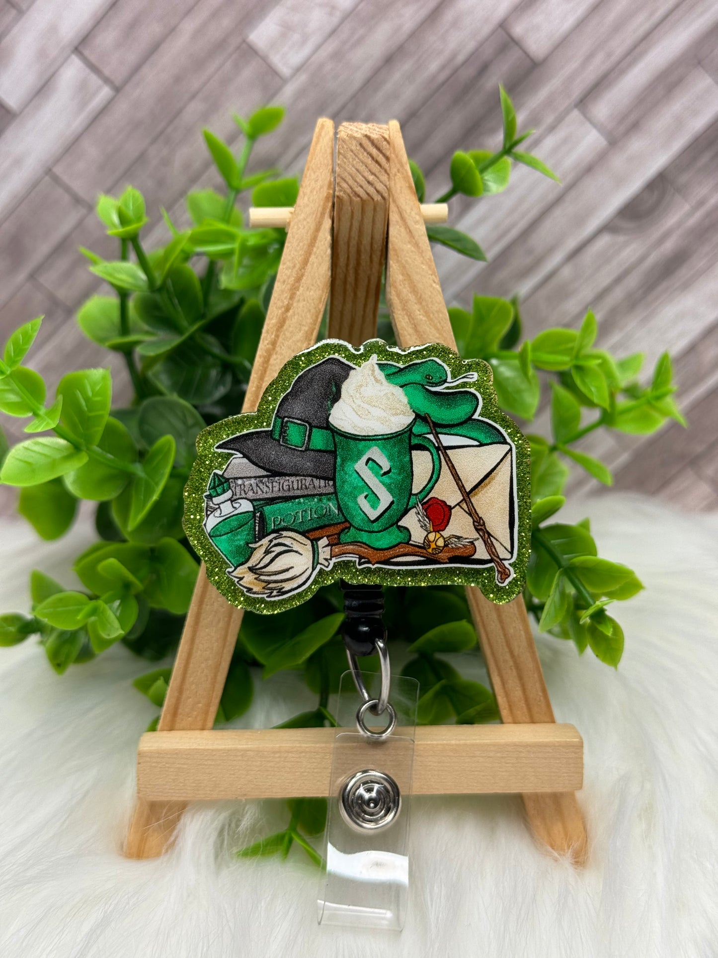 S Green Wizard House Interchangeable Badge Topper