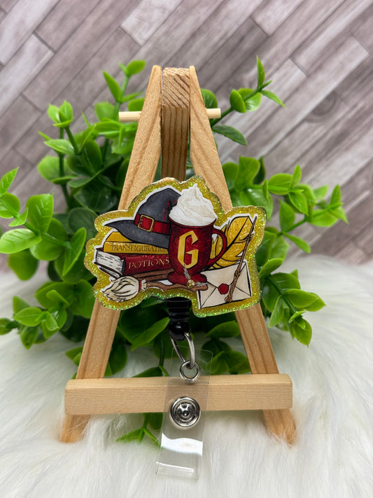 G Red Wizard House Interchangeable Badge Topper