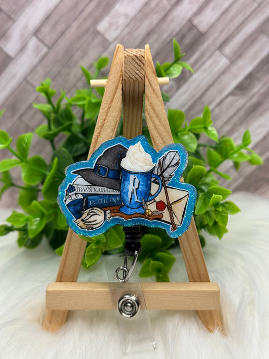 R Blue Wizard House Interchangeable Badge Topper