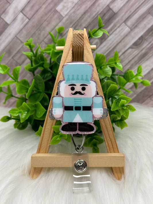 Cute Mint Nutcracker Interchangeable Badge Topper