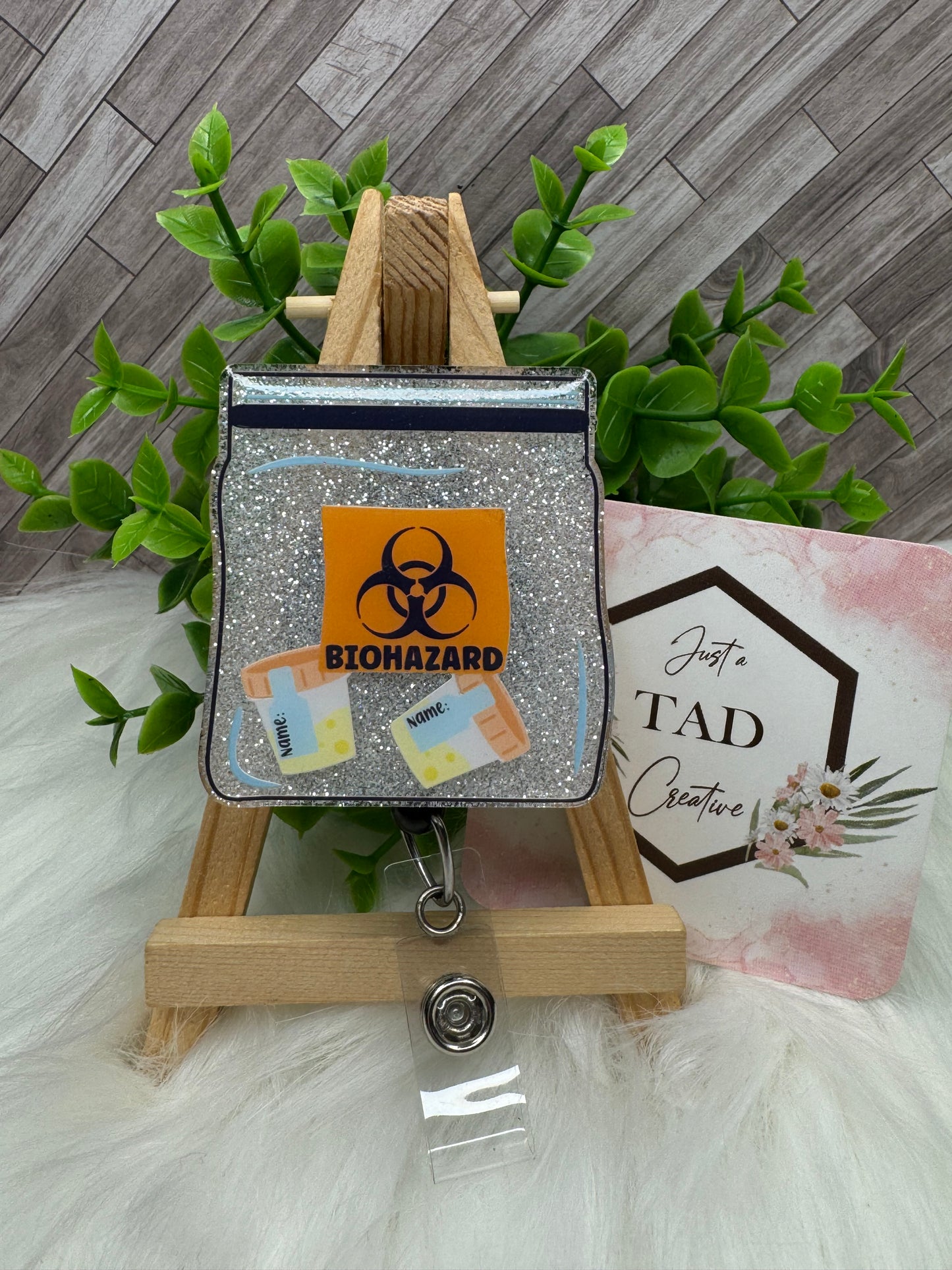 Biohazard Bag Interchangeable Badge Topper