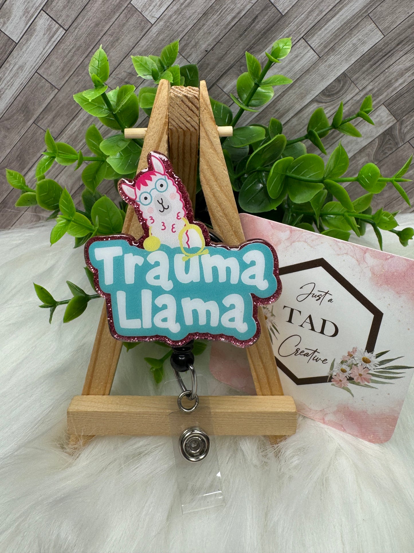 Trauma Llama Interchangeable Badge Topper